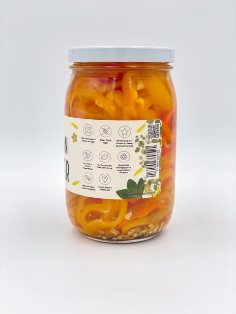The Sweet Italian Pepper - Mild and Garlicky Pickled Peppers