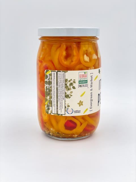 The Sweet Italian Pepper - Mild and Garlicky Pickled Peppers