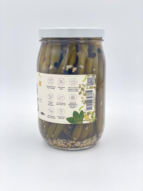 The Pickled Green Beans - Crisp, Tangy Flavor in Every Bite