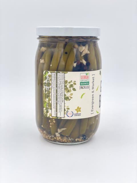 The Pickled Green Beans - Crisp, Tangy Flavor in Every Bite