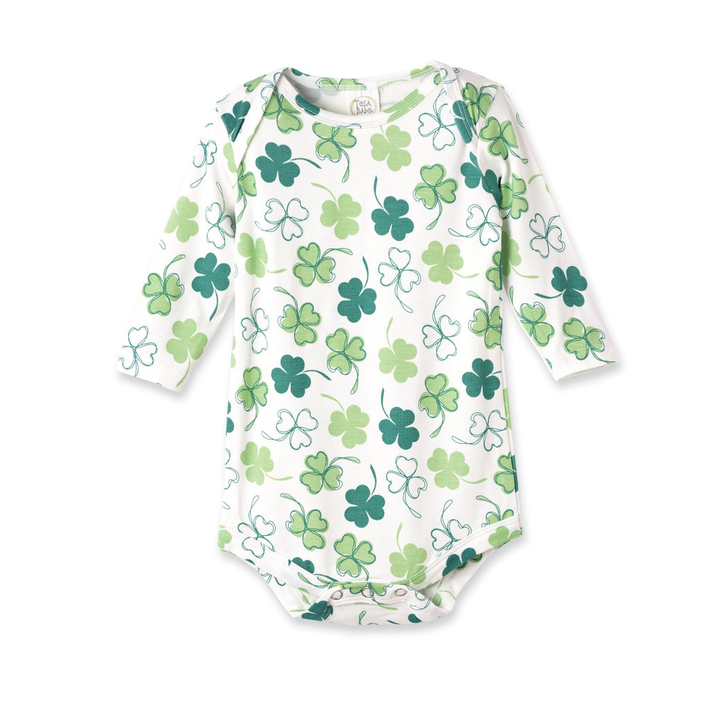 Shamrock Baby Bodysuit – Soft Bamboo Irish Charm - St. Pat - Shop Avnu