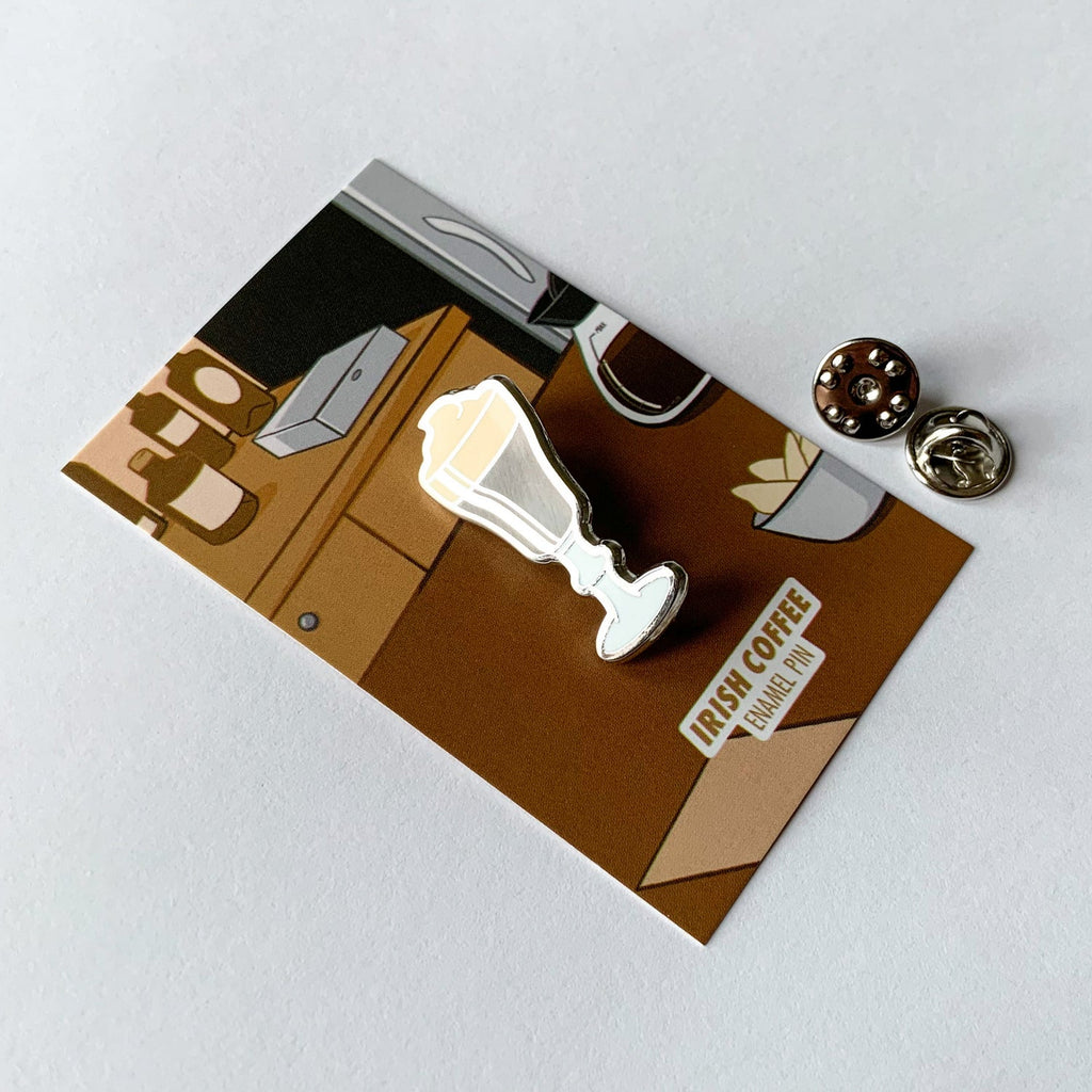Irish Coffee Cocktail Pin - Shop Avnu