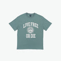 Live Free or Die T-Shirt - Sea Glass Green