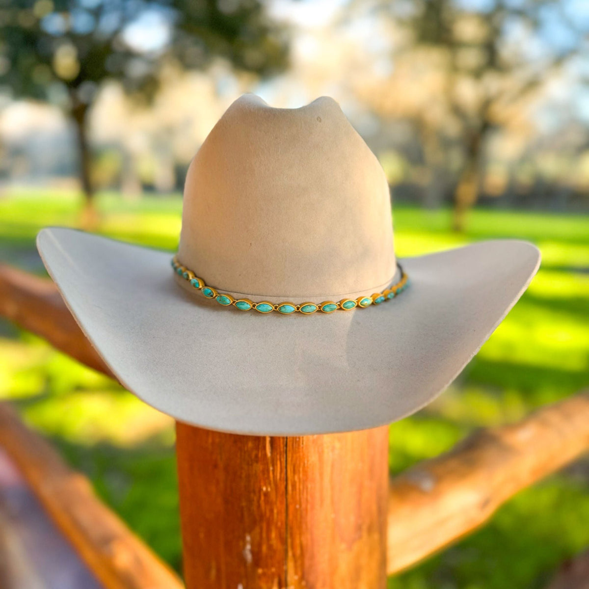 Jasmine Hat Band - Turquoise - Shop Avnu