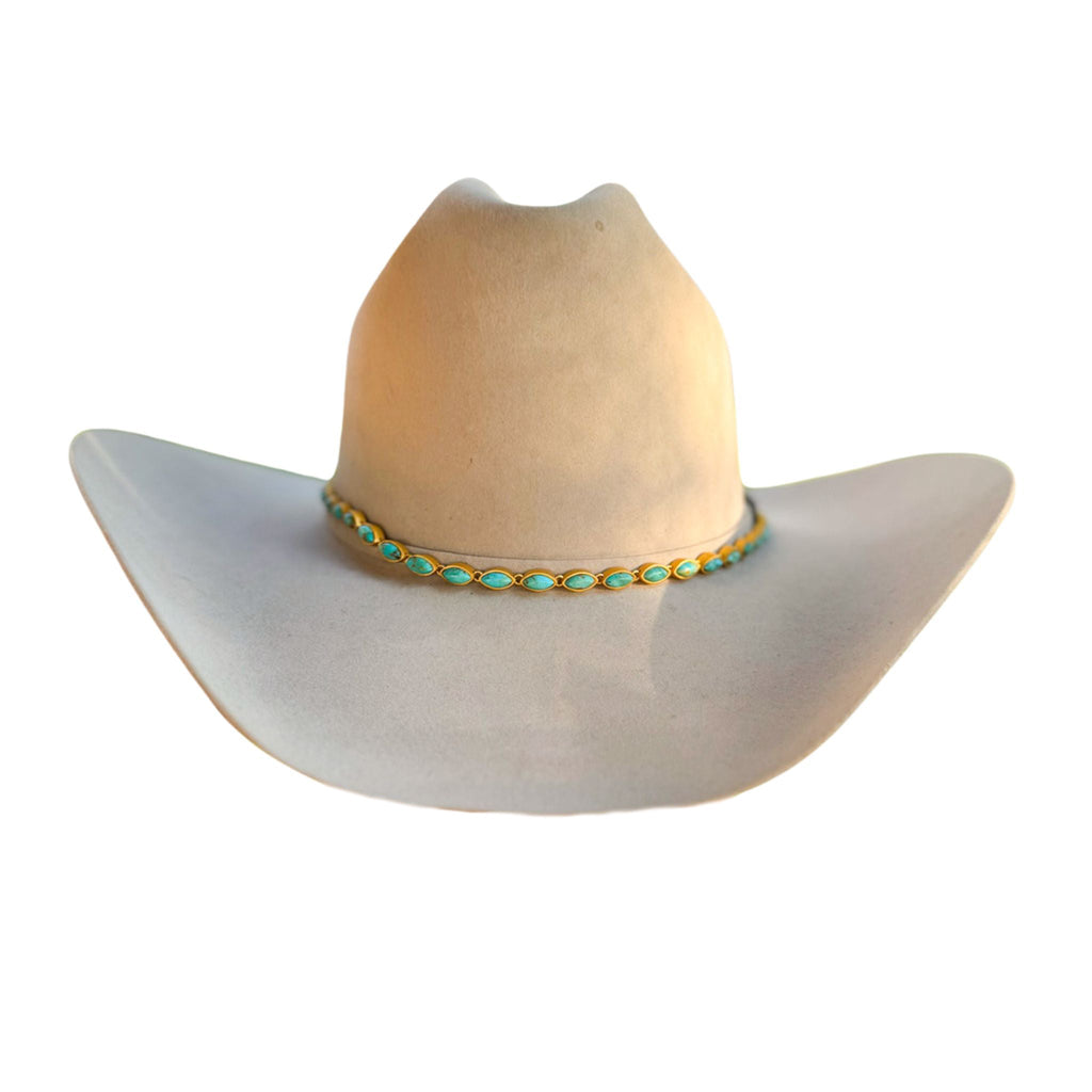 Jasmine Hat Band - Turquoise - Shop Avnu