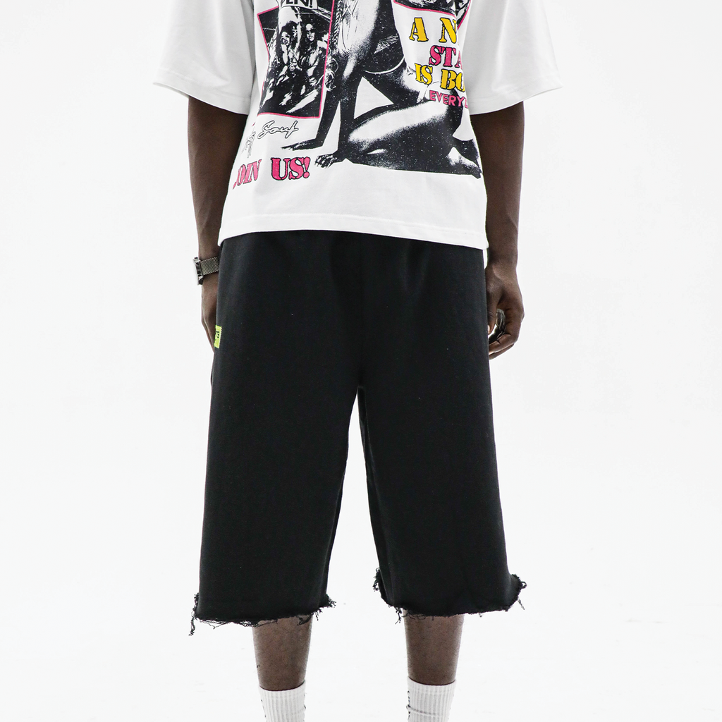 District Wide-Leg Shorts (500 GSM)