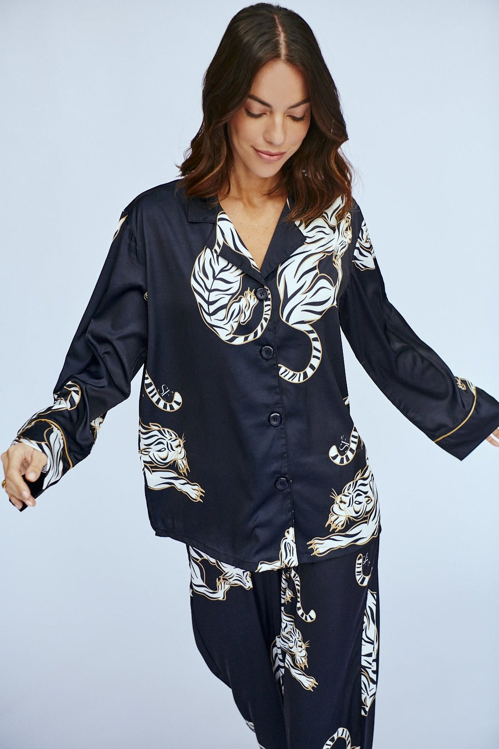 Washable Silk Pajama Set - Kenya - Shop Avnu