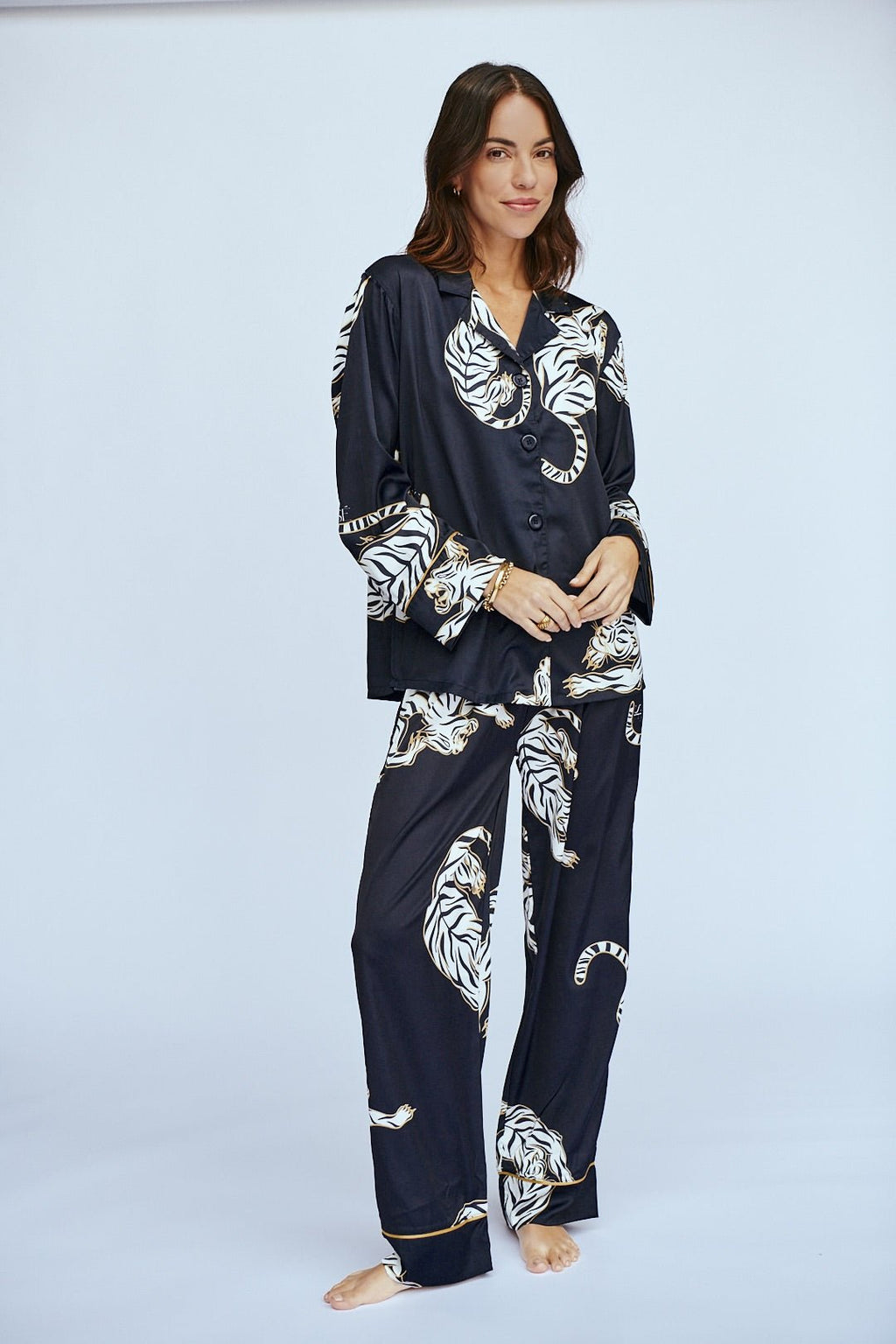 Washable Silk Pajama Set - Kenya - Shop Avnu