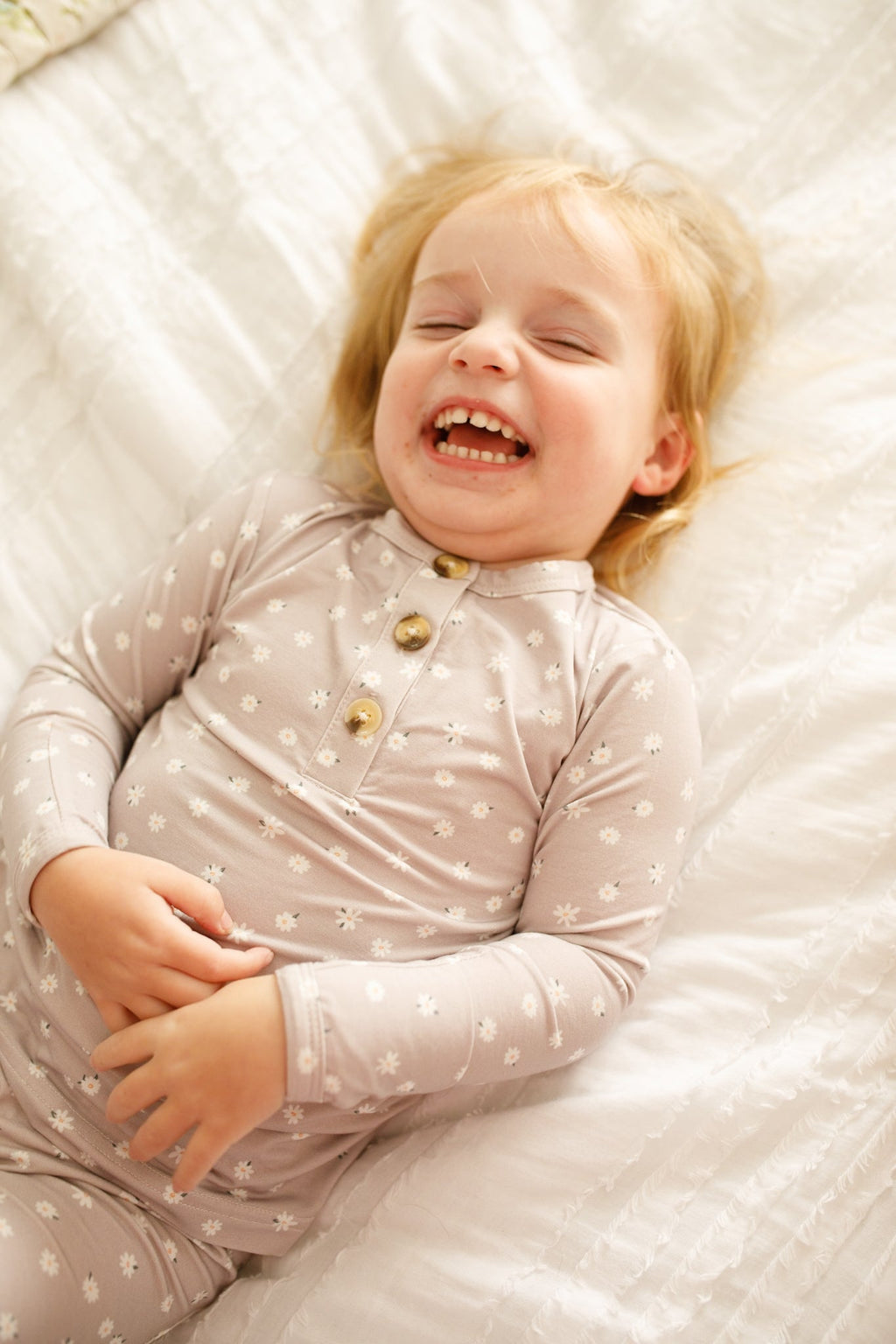 Oopsie Daisy 2pc Henley Bamboo Pajamas - Sizes Newborn & Up! - Shop Avnu