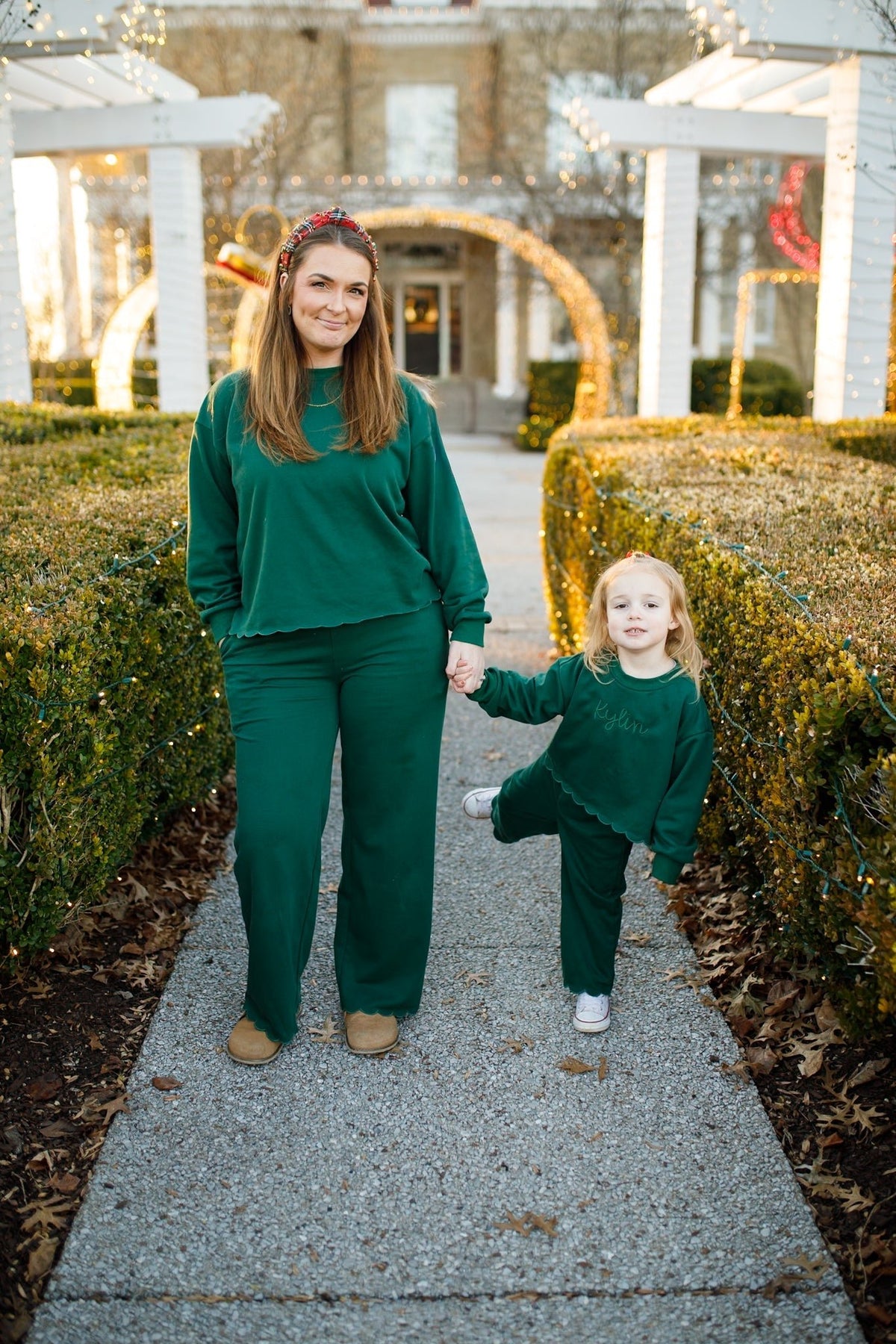 Adult Scalloped Set - Green or Brown - Shop Avnu