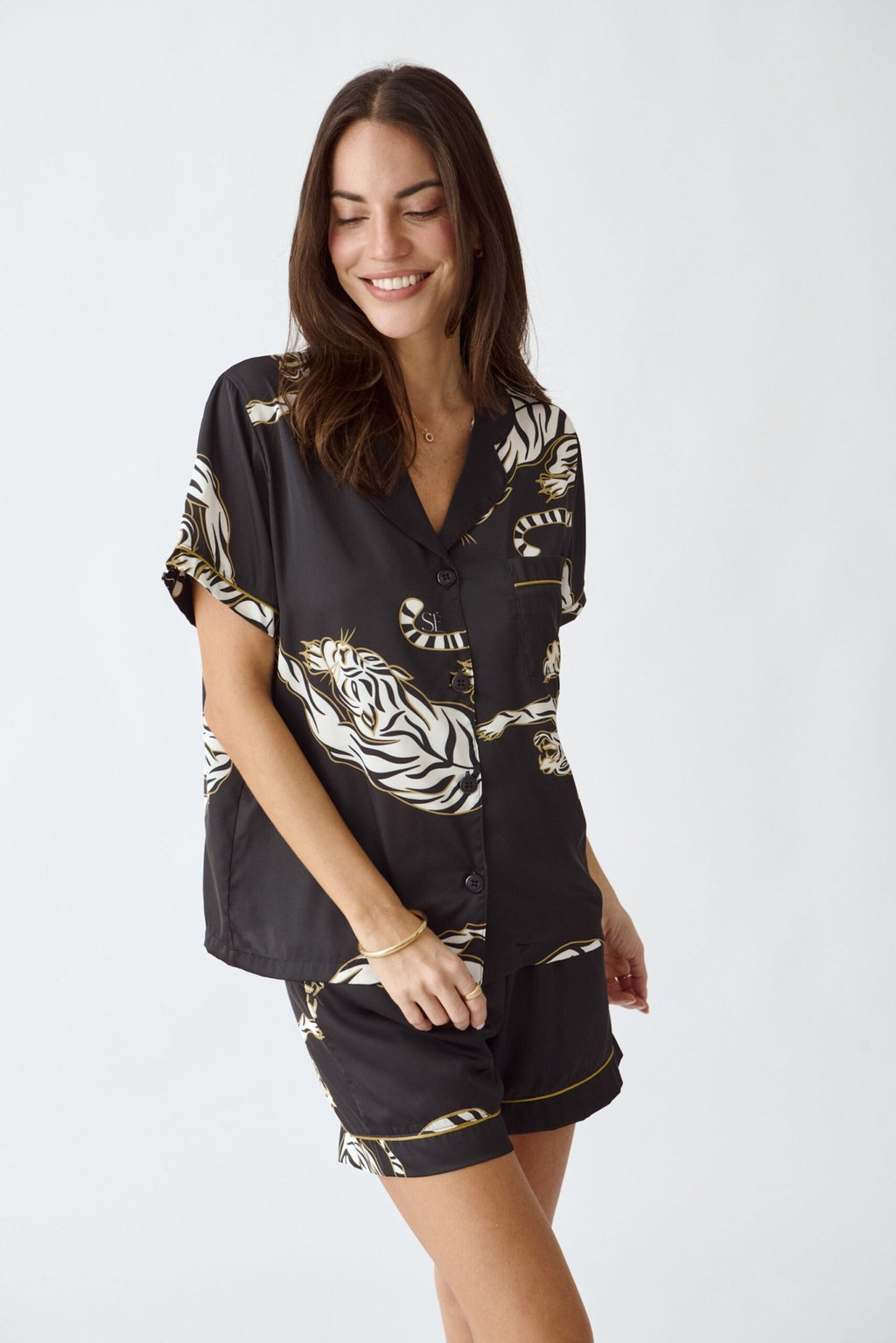 Washable Silk Pajama Set - Kenya Short - Shop Avnu