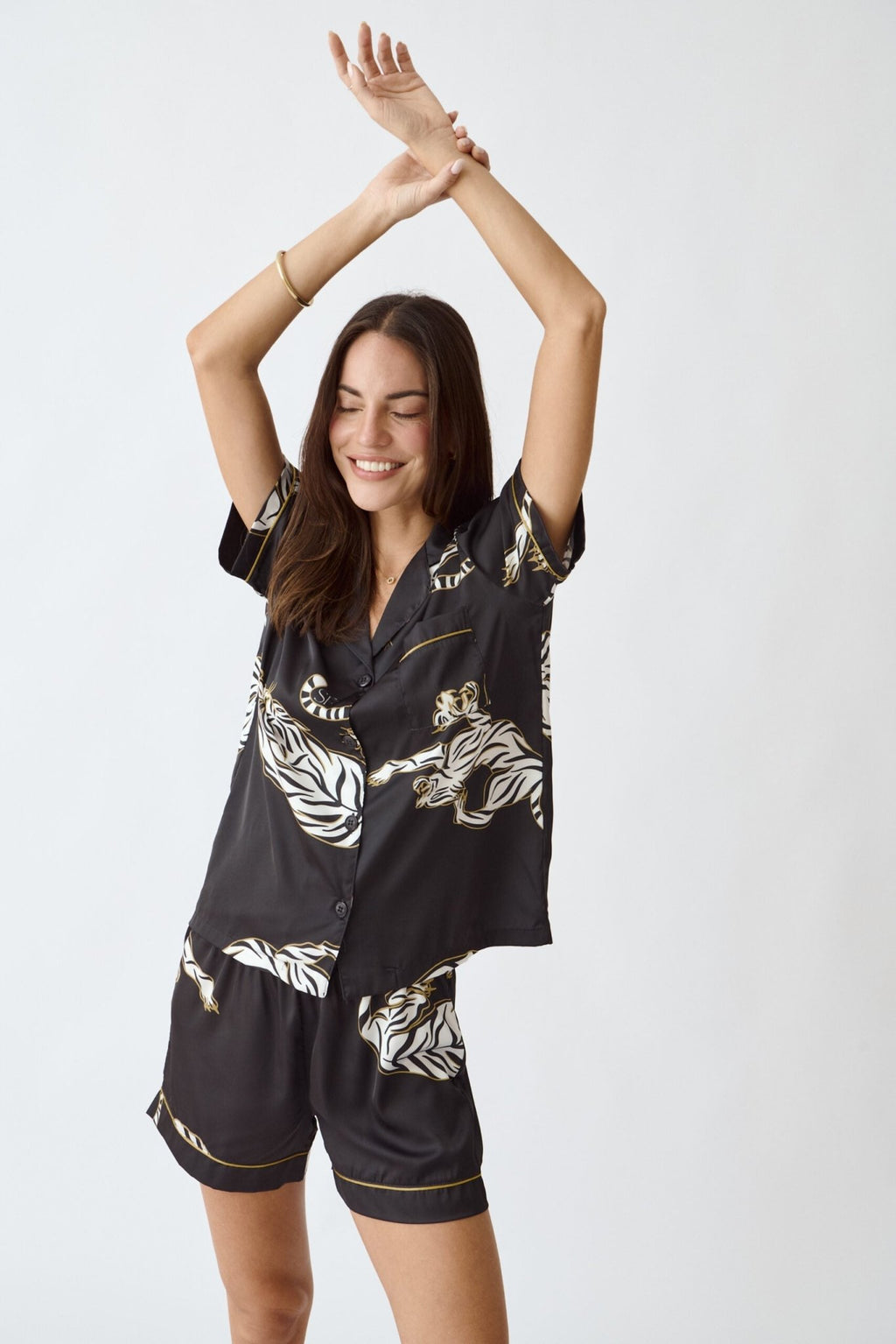 Washable Silk Pajama Set - Kenya Short - Shop Avnu