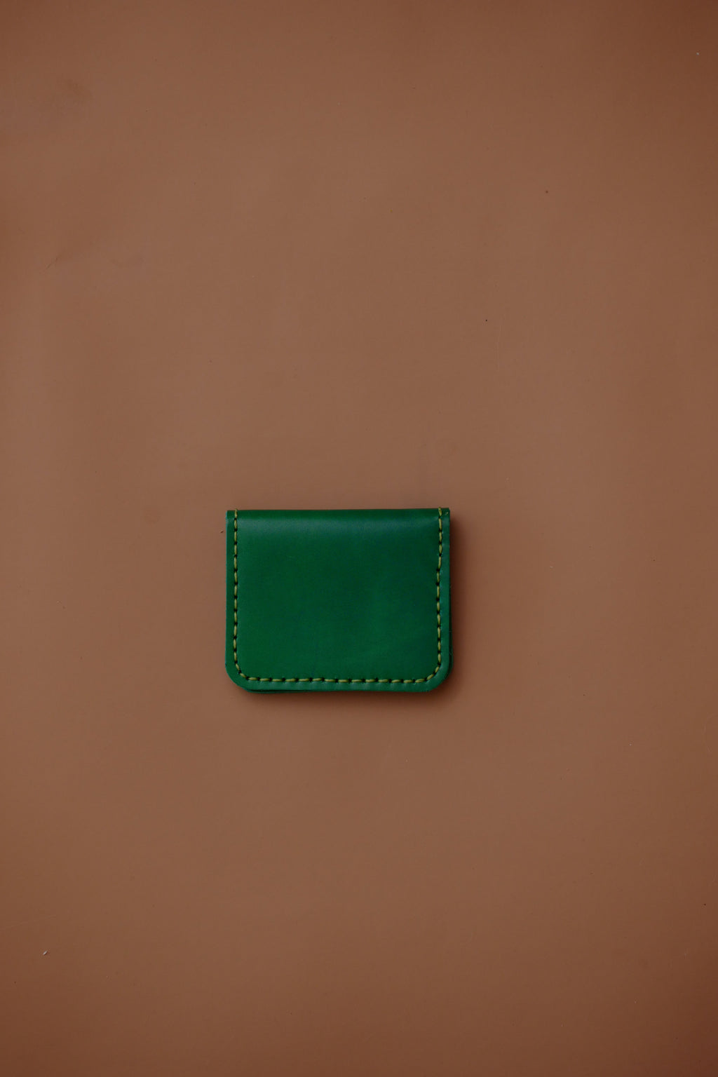Leather Cardholder Wallet Emerald