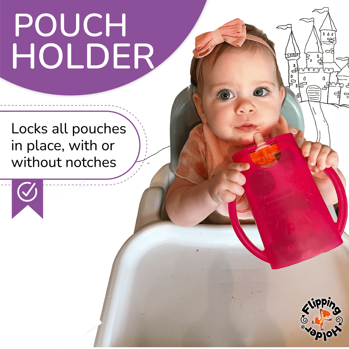 Flipping Holder DELUXE w/ LID (Purple) - Shop Avnu