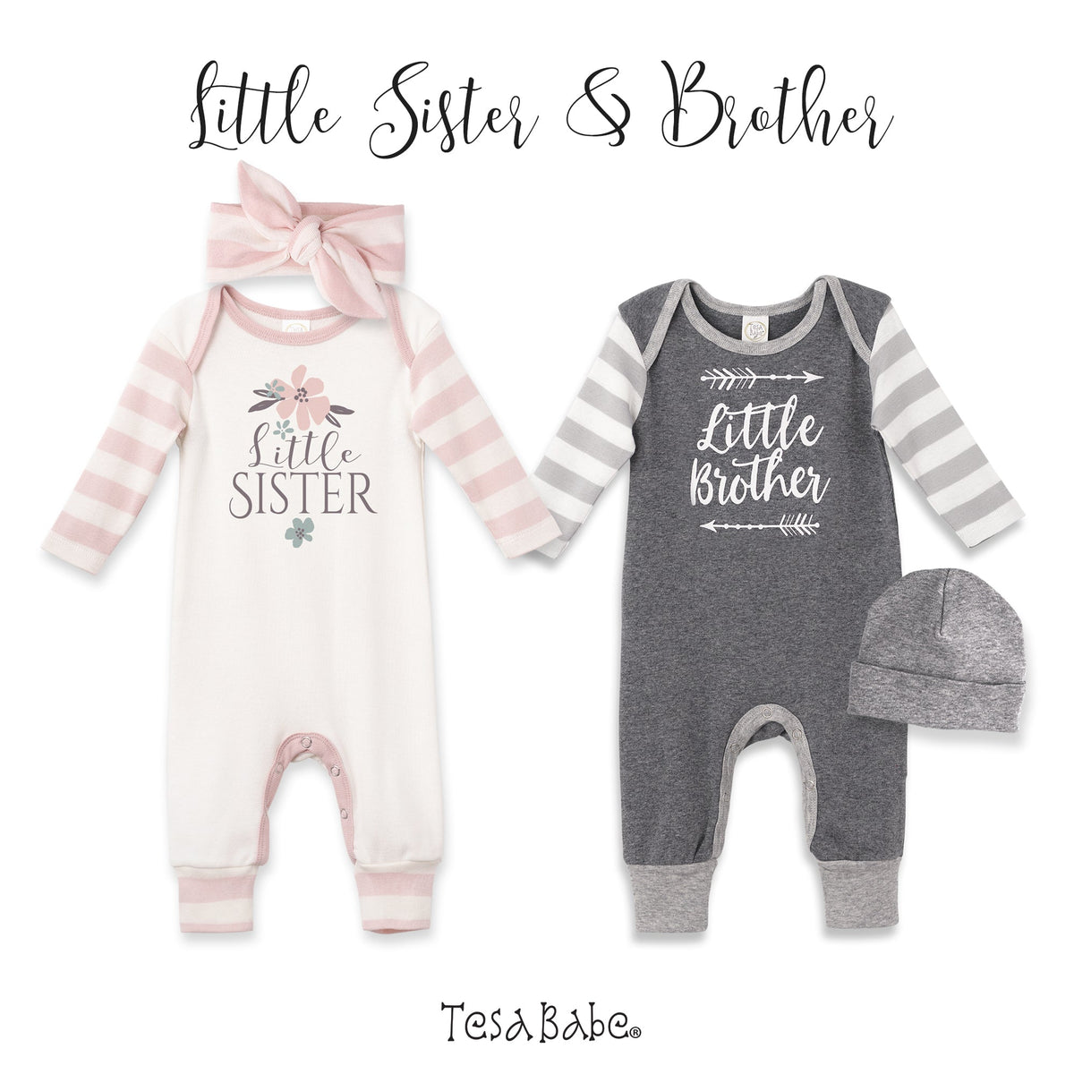 Little Sister Baby Girl Cotton Romper - Shop Avnu