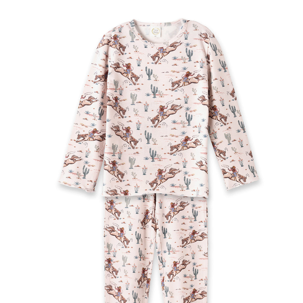 Prairie Princess Girl's Western Bamboo Pajama Set - Shop Avnu