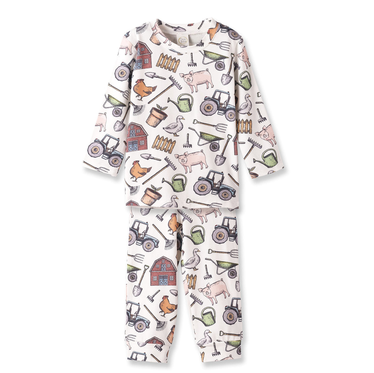 Farmer's Market Kids Bamboo Pajama Set - Shop Avnu