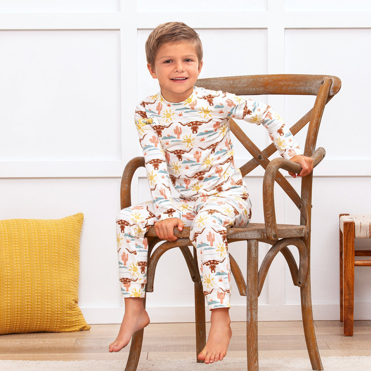 Happy Trails Kids Bamboo Pajama Set - Shop Avnu