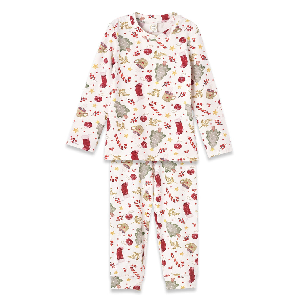 Kids’ Christmas Pajama Set – Soft Bamboo Holiday Sleepwear - Shop Avnu