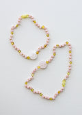 Rose Quartz + Honey Baltic Sea Amber || Rose Quartz Stone || Necklace Set