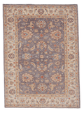 Chobi Farahan (4'00"x5'06") lavendar-gray/ivory