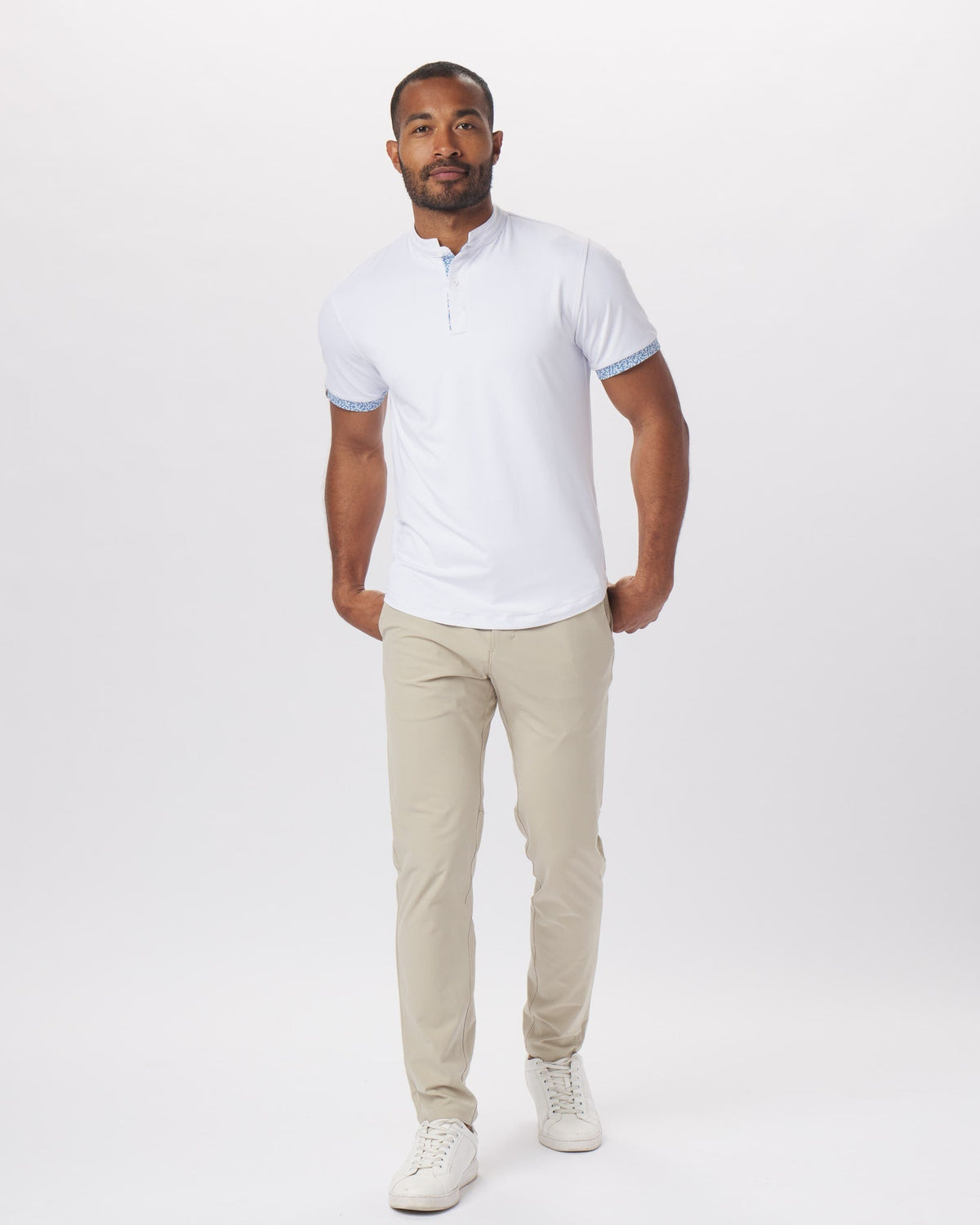 Catalyst Polo | Mantra Collar | Coral Contrast