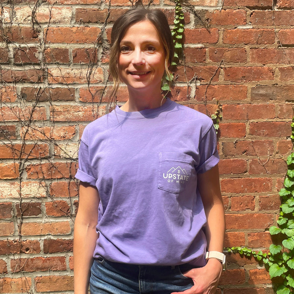 Mountainside Pocket Tee - Purple Haze