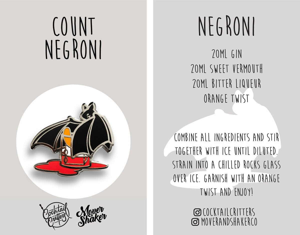 Count Negroni Pin - Shop Avnu