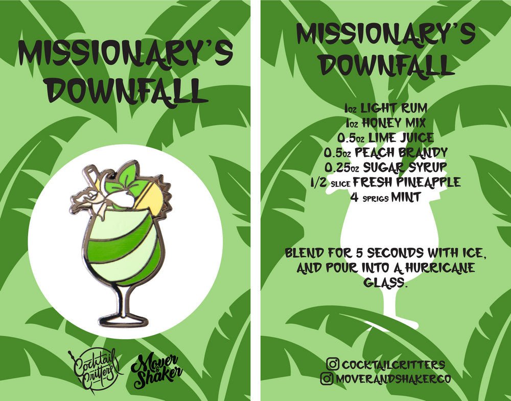 Missionary's Downfall Pin - Shop Avnu