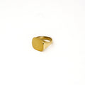 Unisex Mamba Square Shaped Signet Ring, Jewelry