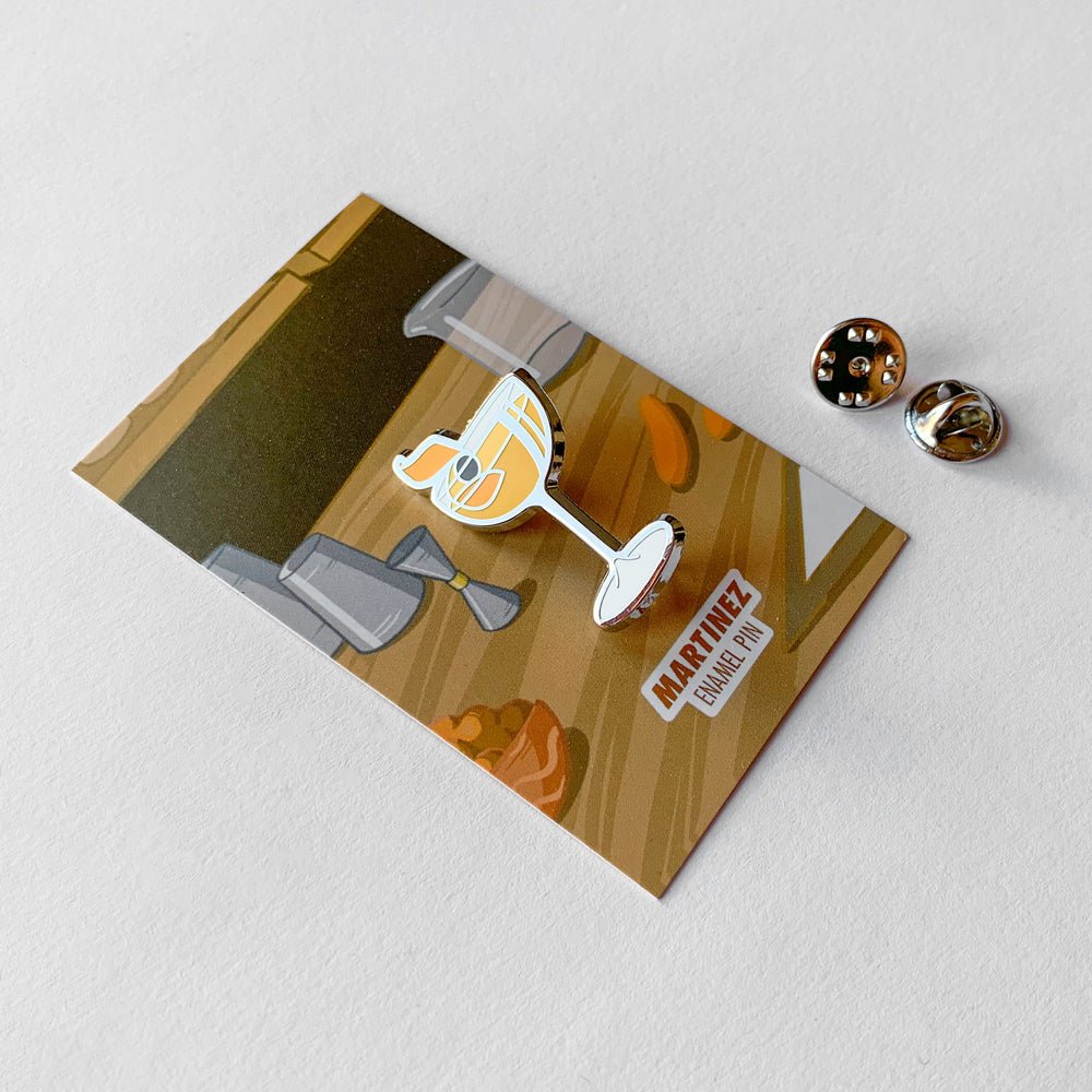 Martinez Cocktail Pin - Shop Avnu