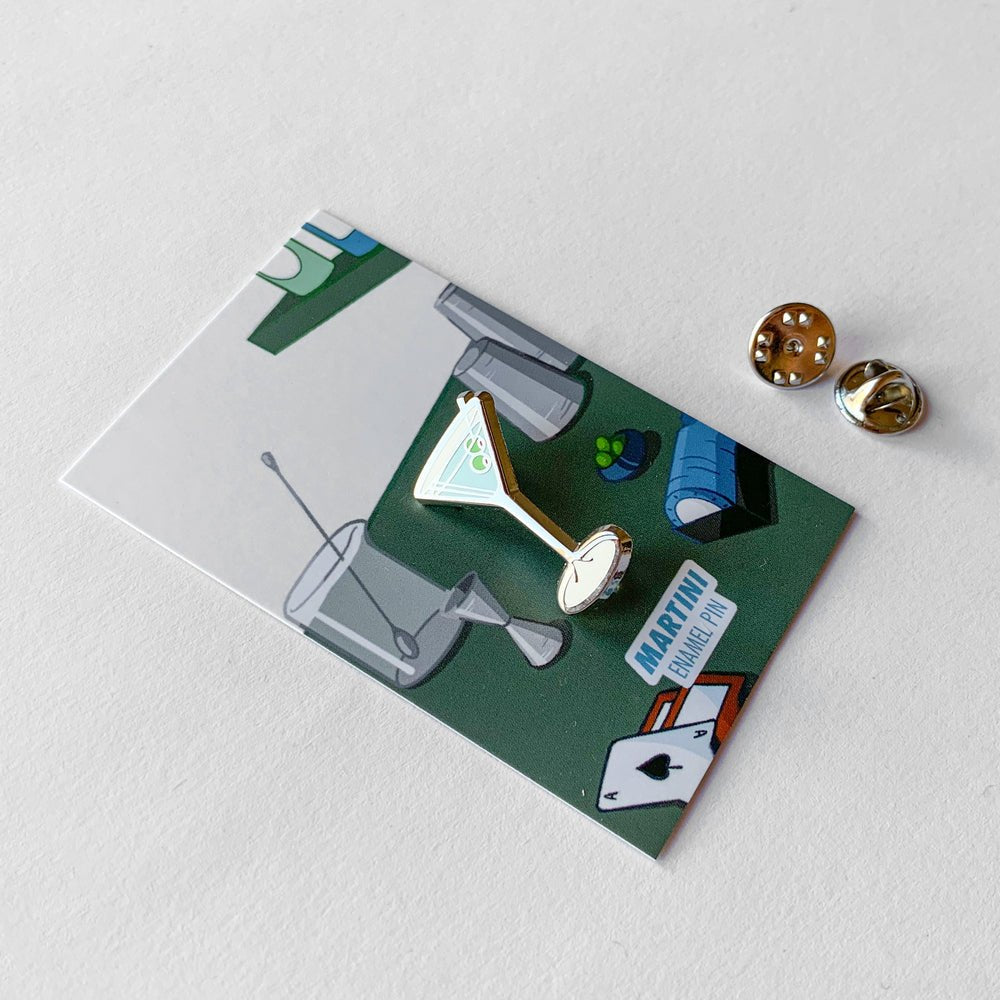 Martini Cocktail Pin - Shop Avnu