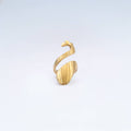 Mau Open Wrap Initial Ring for Women