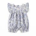 Floral Baby Romper – Soft Cotton One - Piece with Ruffles - Shop Avnu
