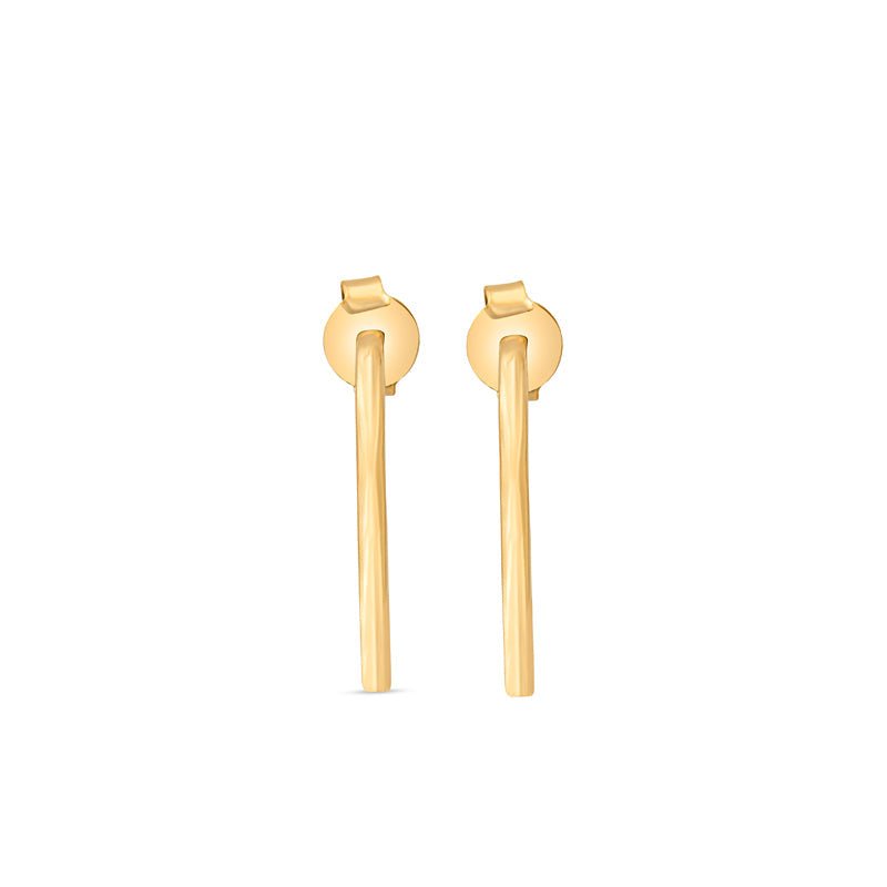 Megan 14K Gold Hoop Earrings - Shop Avnu