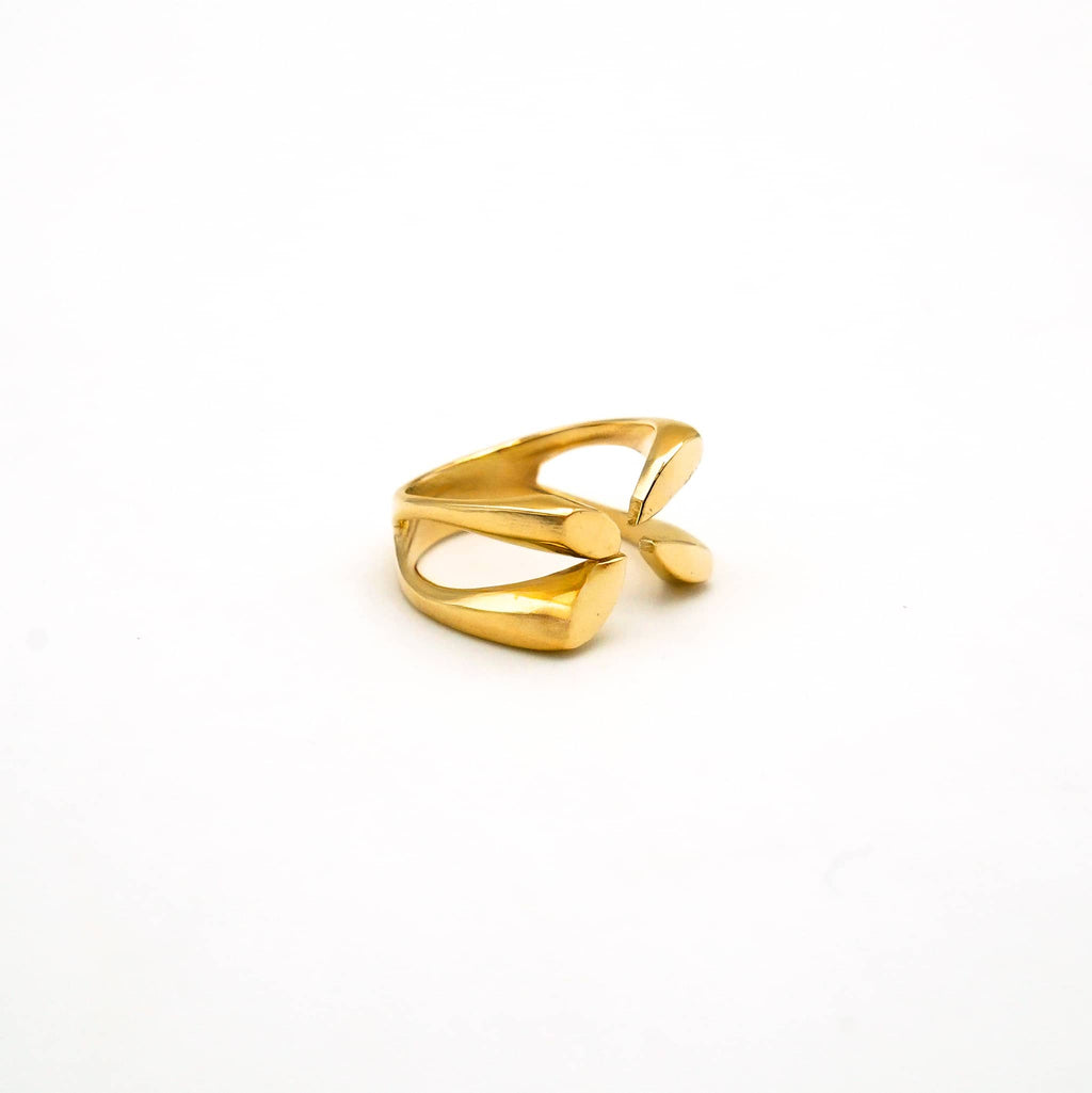 Meli Asymmetrical Wrap-Rround Adjustable Ring