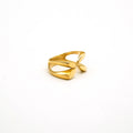 Meli Asymmetrical Wrap-Rround Adjustable Ring