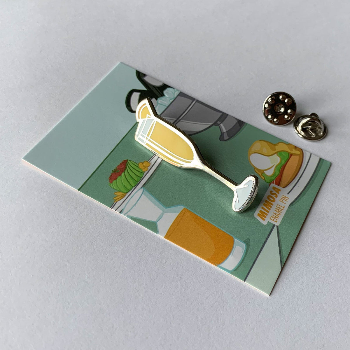 Mimosa Cocktail Pin - Shop Avnu