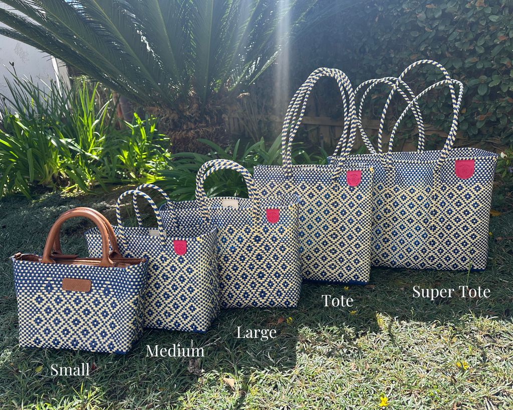 All Black Woven Super Tote
