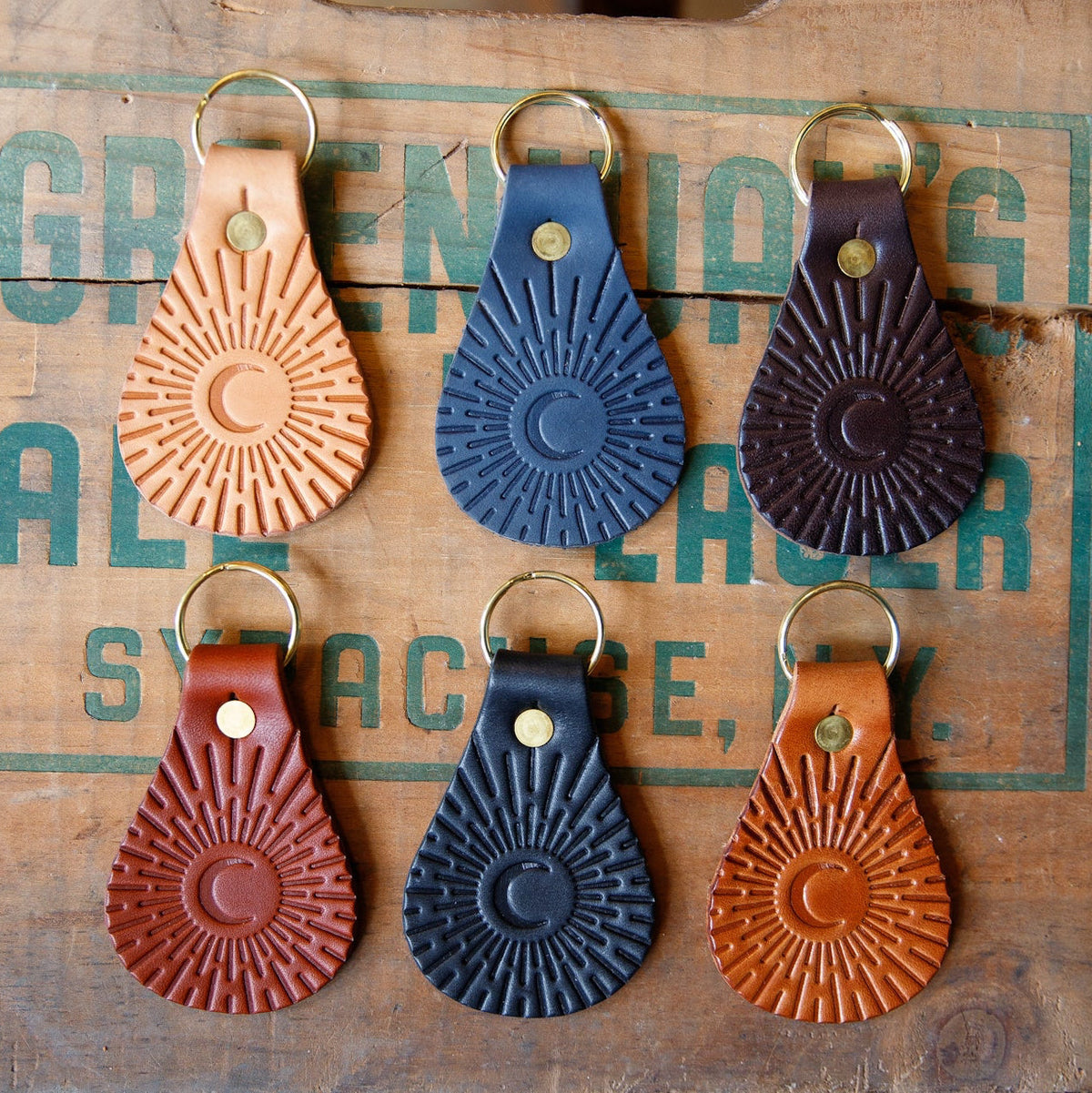 Leather Key Fobs  - USA Made
