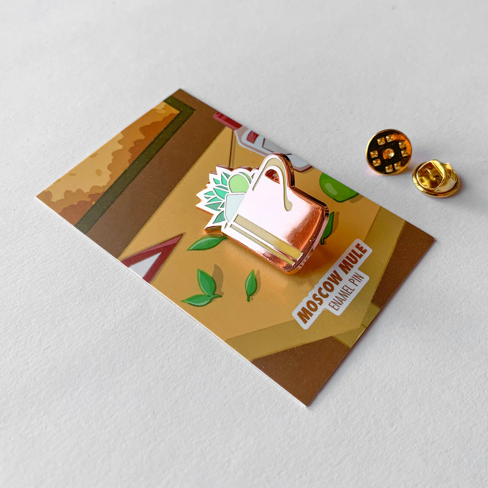Moscow Mule Cocktail Pin