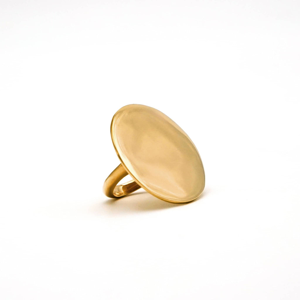 Mwanzo Circular Large Disc Ring for Women