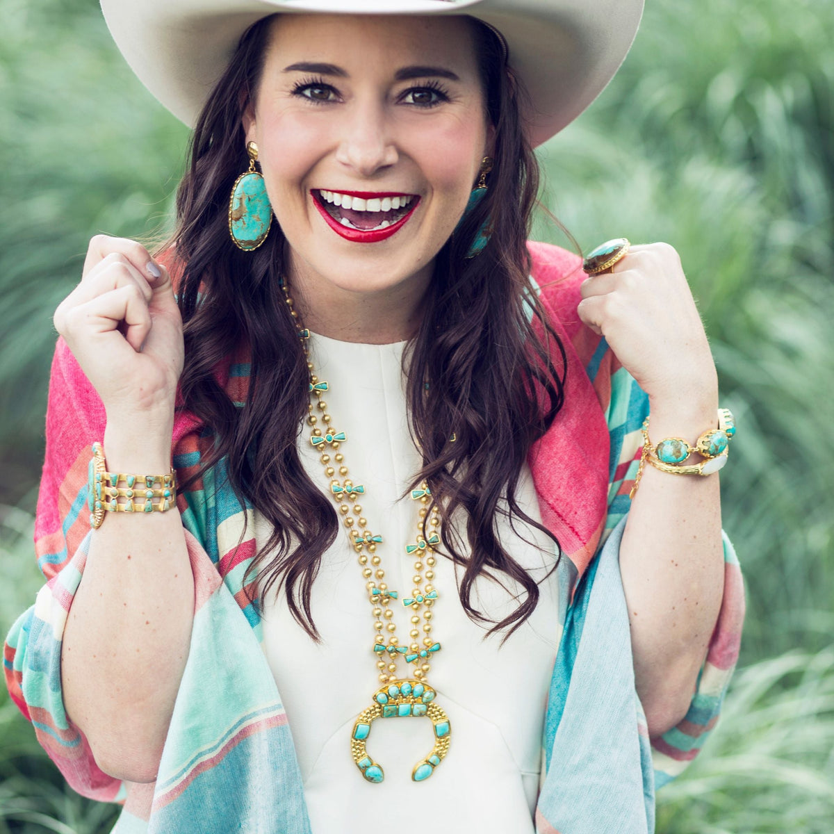 Southwestern Squash Blossom Necklace - Shop Avnu