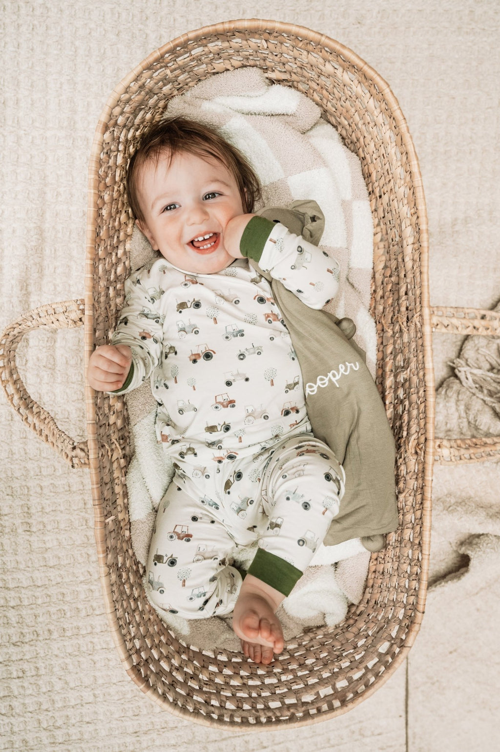 Tiny Tractors 2pc Bamboo Pajamas - Shop Avnu