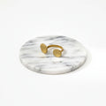 Nala Adjustable Double Disc Ring