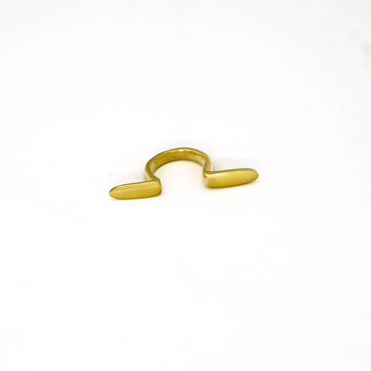 Njia Adjustable U-Shaped Open Cuff Ring for Women