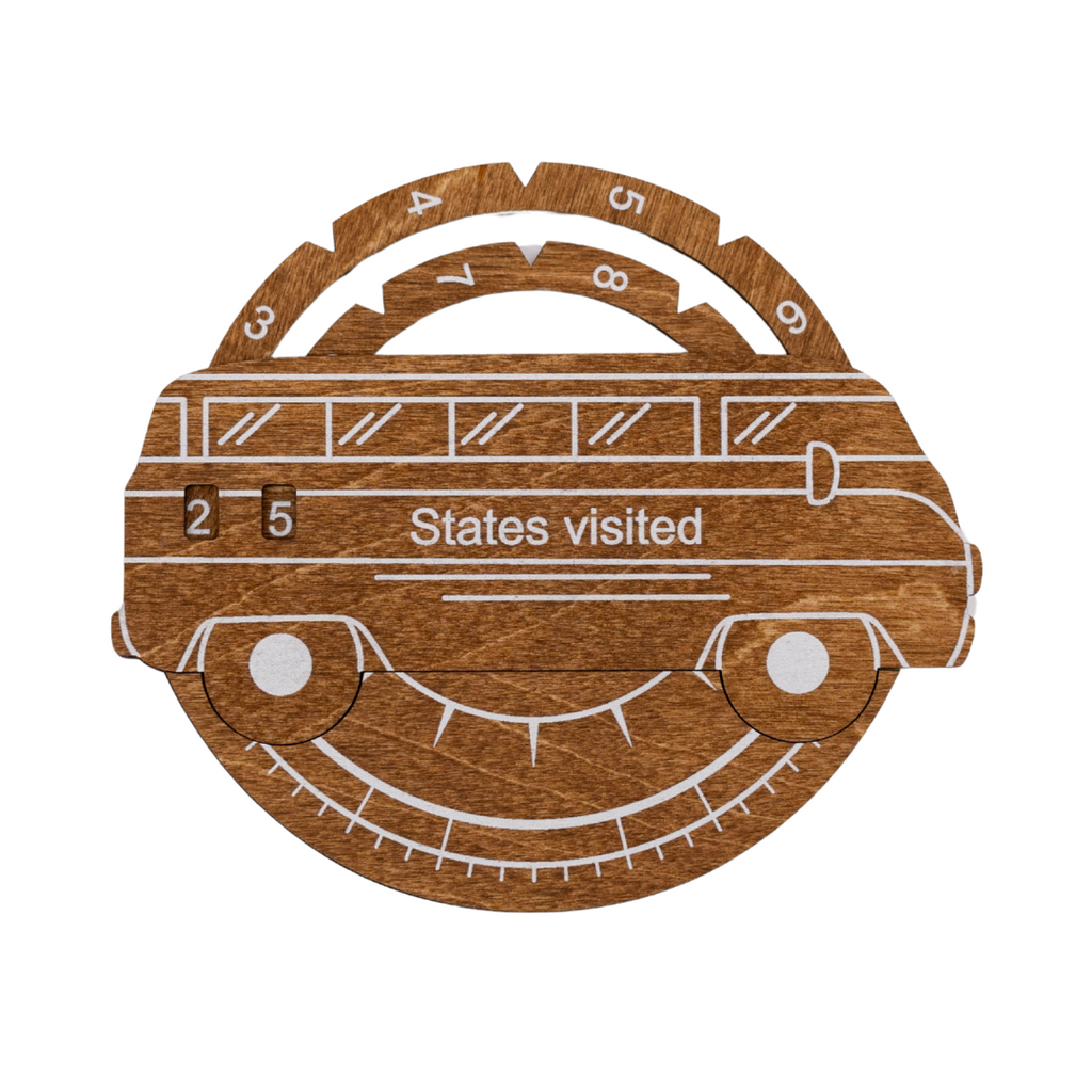Travel Tracker 3D Wooden USA Map
