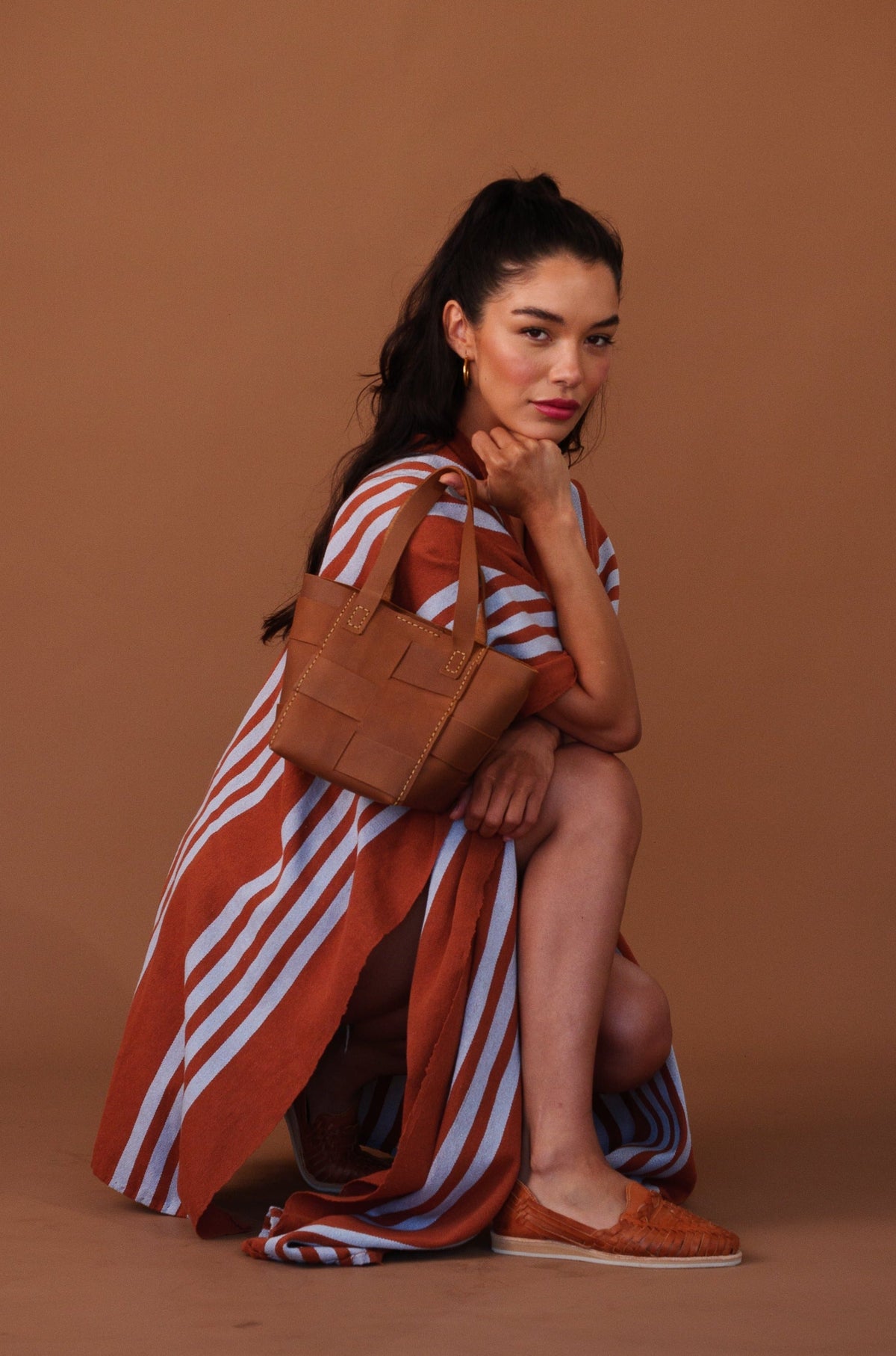 Carmen Basket Bag Camel