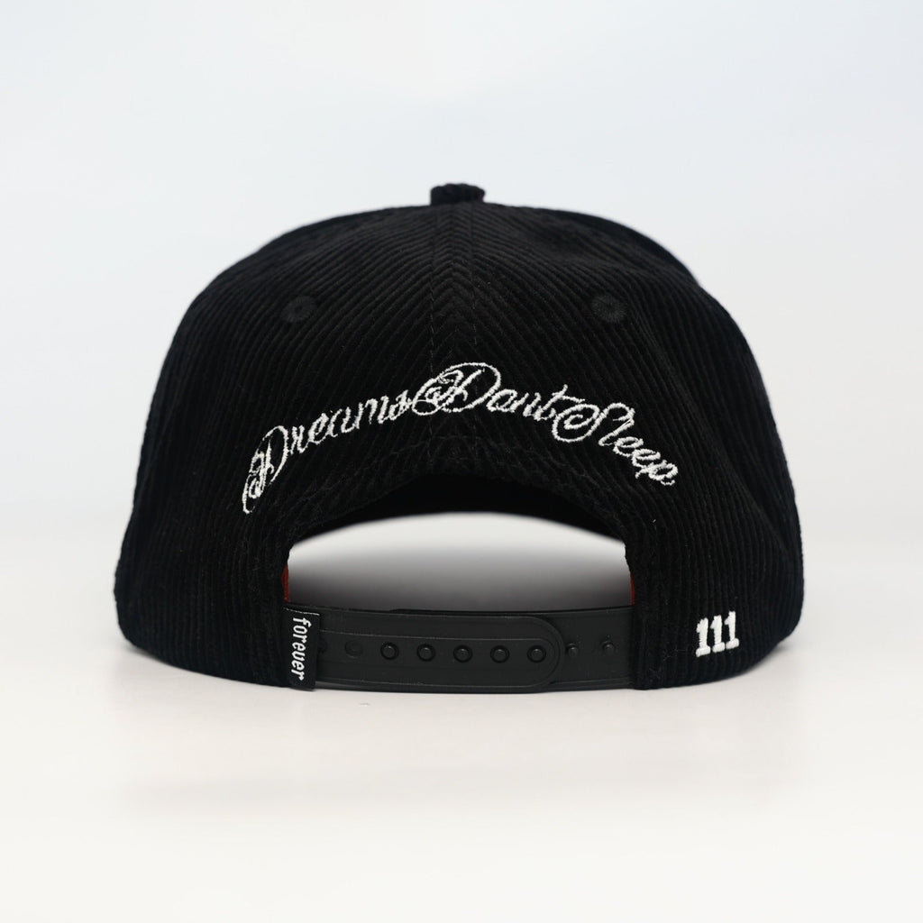OG CA: Dreams on the West Snapback (Black Corduroy) - Shop Avnu