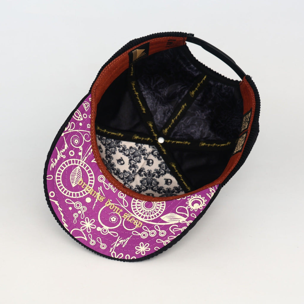 OG CA: Dreams on the West Snapback (Black Corduroy) - Shop Avnu